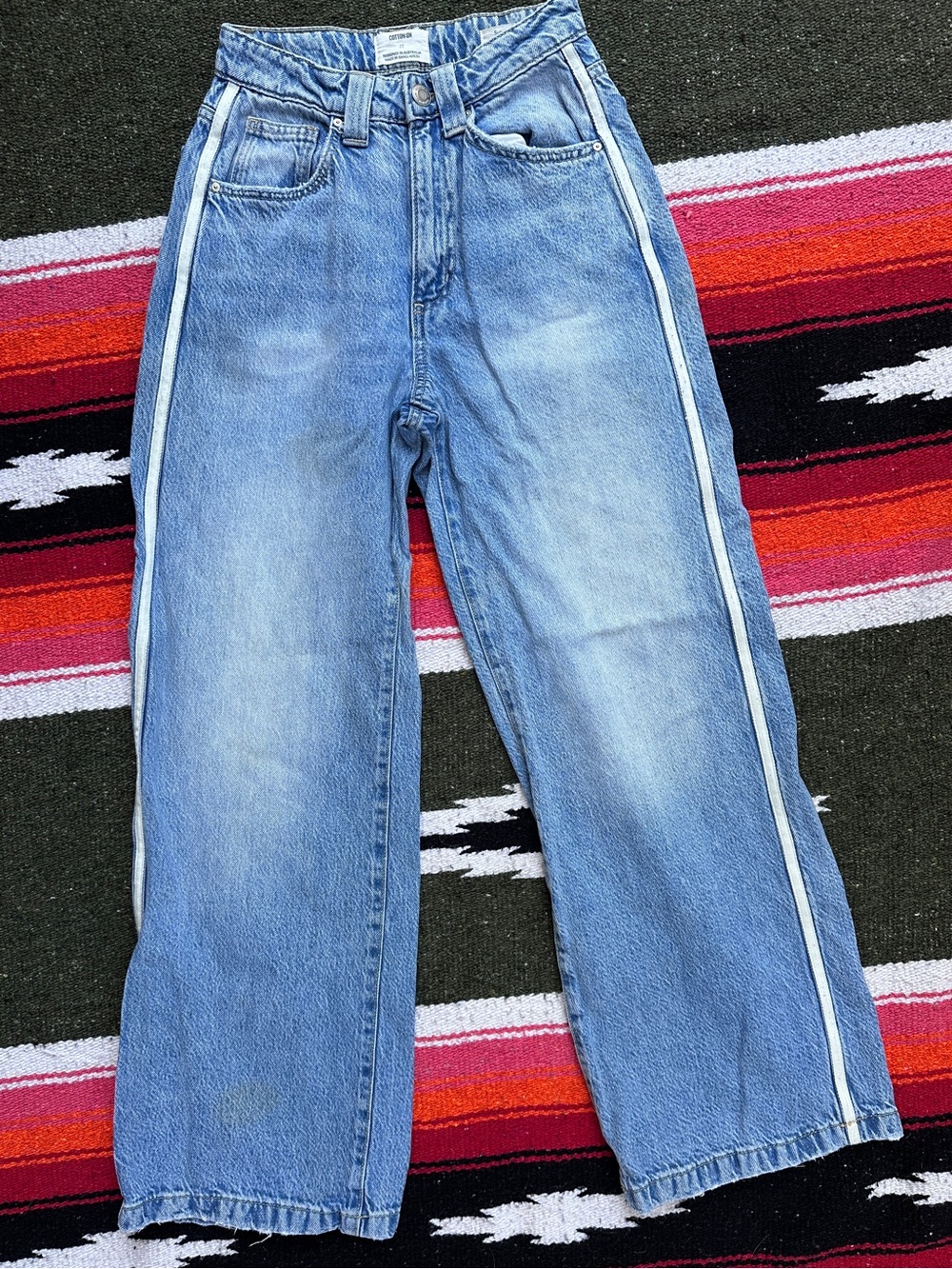 Cotton On Light Blue Super Baggy Jeans